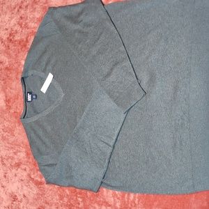 NWOT Men’s Classic-Fit Fine-Gauge Supima Cotton V-Neck Sweater